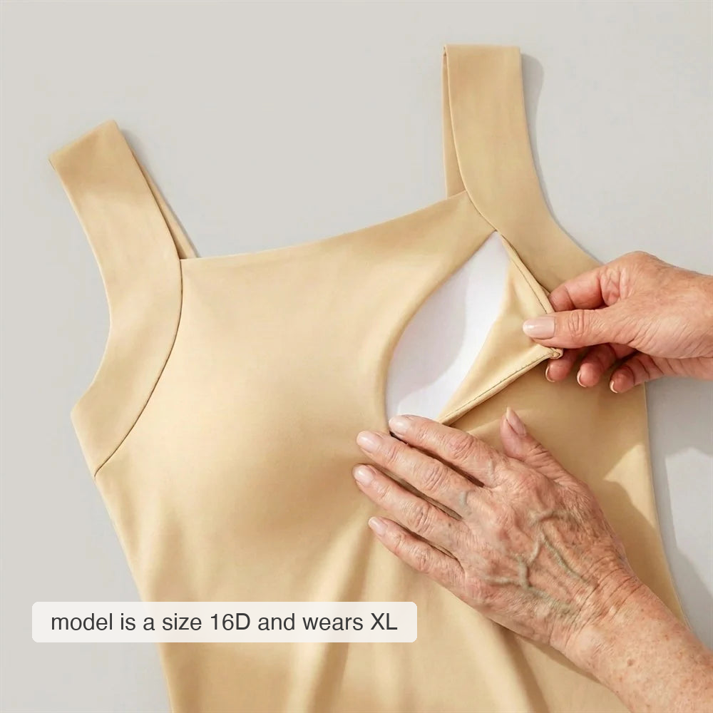 Oriana Comfort Bra Tank - removable pads
